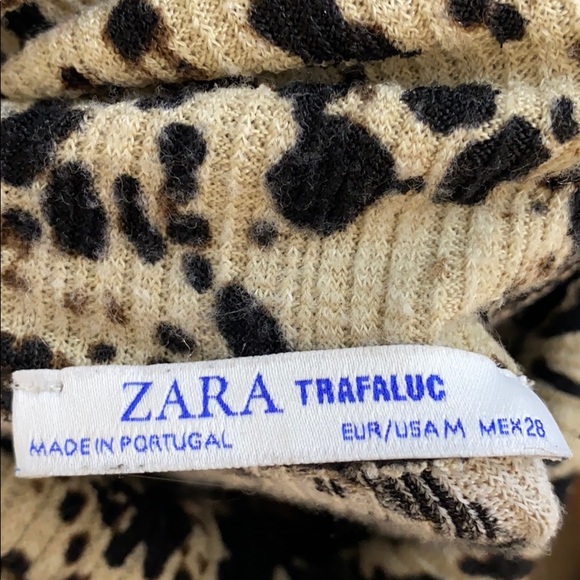 PRINTED SWEATER DRESS - ZARA - Picture 5 of 5